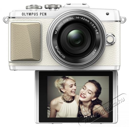 Olympus E-PL7 + 14-42mm (EZ-M1442 II R) Kit - feh&eacute;r/ez&uuml;st F&eacute;nyk&eacute;pezőg&eacute;p / kamera - MILC cser&eacute;lhető objekt&iacute;ves kompakt f&eacute;nyk&eacute;pezőg&eacute;p - 281414