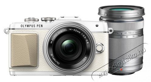 Olympus E-PL7 Pancake + 14-42mm + 40-150mm Kit - feh&eacute;r F&eacute;nyk&eacute;pezőg&eacute;p / kamera - MILC cser&eacute;lhető objekt&iacute;ves kompakt f&eacute;nyk&eacute;pezőg&eacute;p - 287532