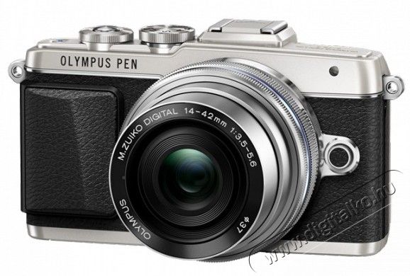 Olympus E-PL7 Portr&eacute; - Flatlay Kit - ez&uuml;st/ez&uuml;st F&eacute;nyk&eacute;pezőg&eacute;p / kamera - MILC cser&eacute;lhető objekt&iacute;ves kompakt f&eacute;nyk&eacute;pezőg&eacute;p - 296729