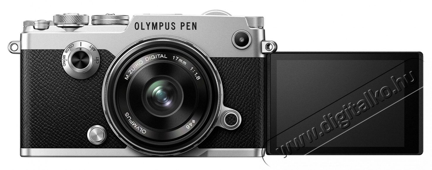 Olympus PEN-F 17mm Kit - ez&uuml;st/fekete F&eacute;nyk&eacute;pezőg&eacute;p / kamera - MILC cser&eacute;lhető objekt&iacute;ves kompakt f&eacute;nyk&eacute;pezőg&eacute;p - 297844