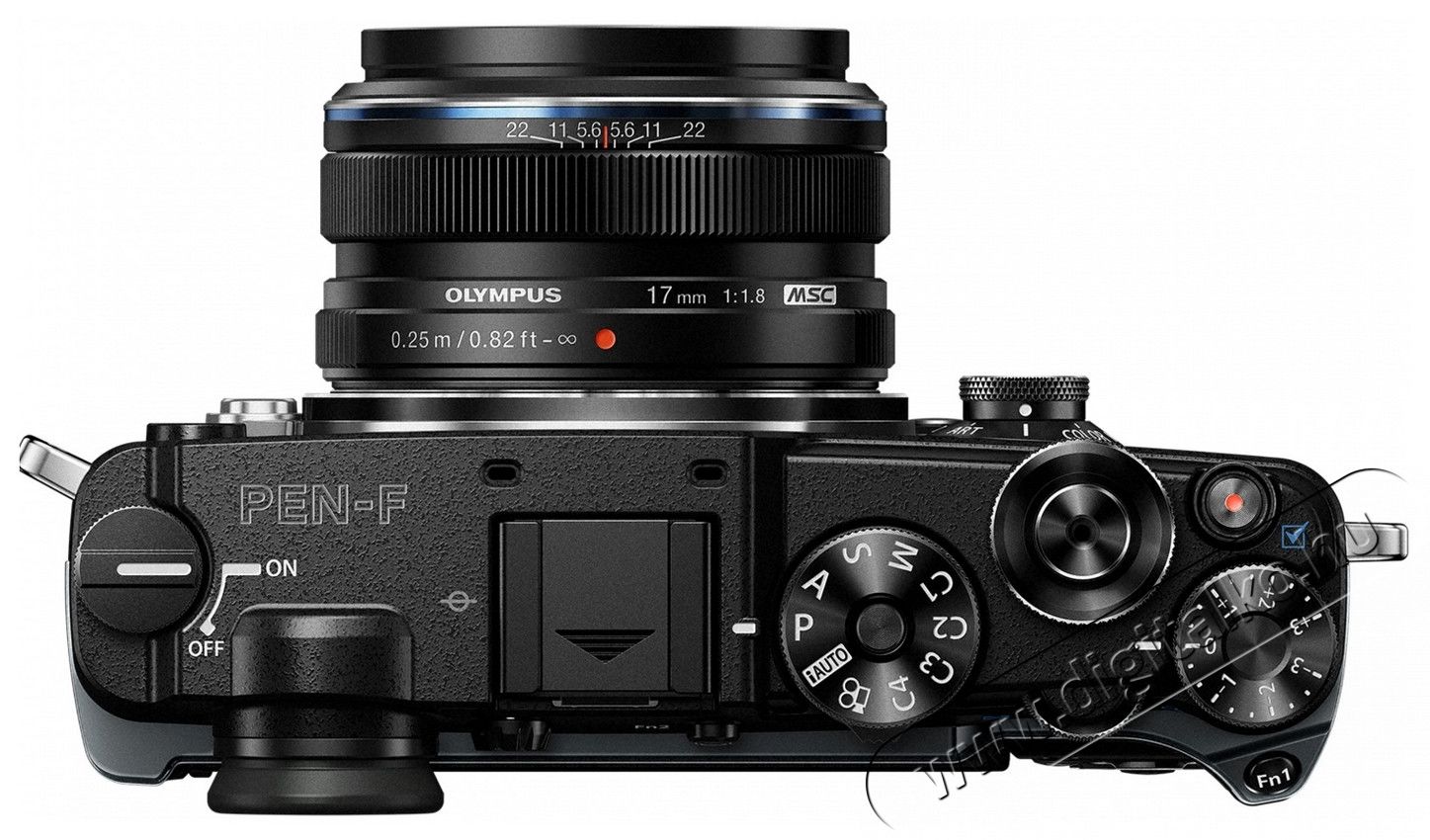 Olympus PEN-F + 17mm f/1,8 Kit fekete/fekete F&eacute;nyk&eacute;pezőg&eacute;p / kamera - MILC cser&eacute;lhető objekt&iacute;ves kompakt f&eacute;nyk&eacute;pezőg&eacute;p - 297843