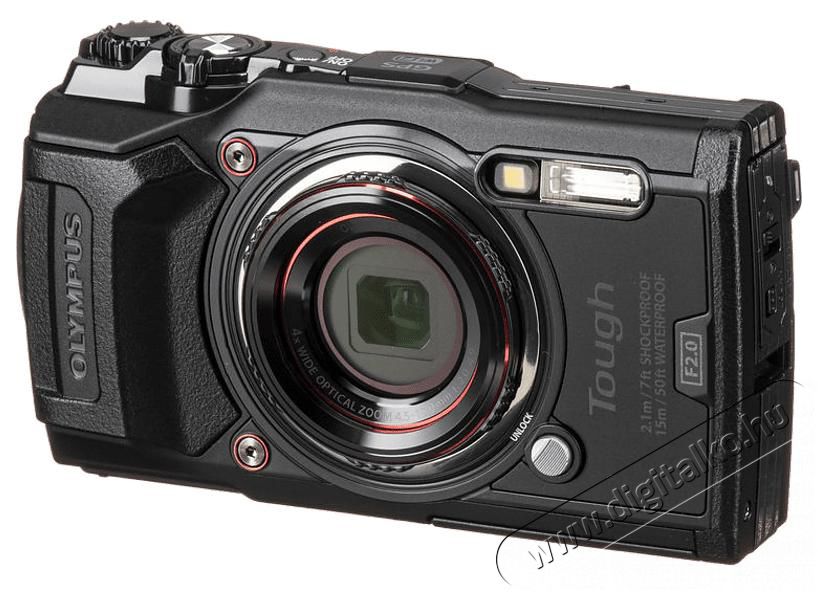 Olympus TG-6 nyíltvízi búvár kit - fekete Fényképezőgép / kamera - Kompakt fényképezőgép - Normál tudású kompakt - 377810