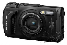 OM SYSTEM TG-7, fekete F&eacute;nyk&eacute;pezőg&eacute;p / kamera - Kompakt f&eacute;nyk&eacute;pezőg&eacute;p - Norm&aacute;l tud&aacute;s&uacute; kompakt - 519985