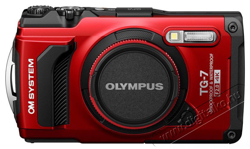 OM SYSTEM TG-7 piros F&eacute;nyk&eacute;pezőg&eacute;p / kamera - Kompakt f&eacute;nyk&eacute;pezőg&eacute;p - Norm&aacute;l tud&aacute;s&uacute; kompakt - 519990