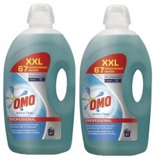 OMO Pro Active Clean folyékony flakonos mosószer (2x5L) Háztartás / Otthon / Kültér - Tisztító / mosó - Tisztítószer - 360862