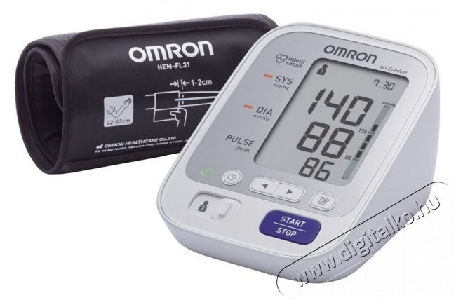 Omron M6 Comfort intellisense felkaros v&eacute;rnyom&aacute;sm&eacute;rő Sz&eacute;ps&eacute;g&aacute;pol&aacute;s / Eg&eacute;szs&eacute;g - V&eacute;rnyom&aacute;sm&eacute;rő - Felkaros v&eacute;rnyom&aacute;sm&eacute;rő - 337481