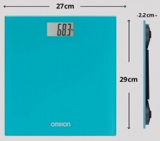 Omron HN289 digitális személymérleg - kék Szépségápolás / Egészség - Mérleg - Személy mérleg - 337475
