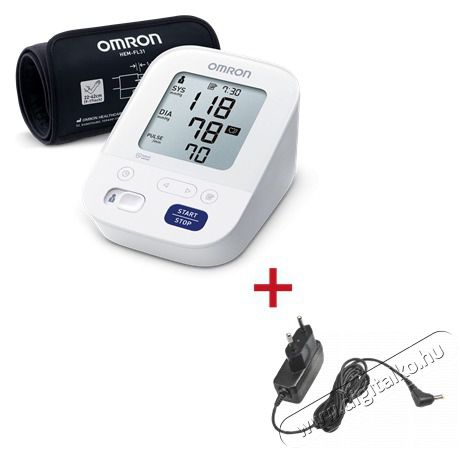 Omron HEM-7155-E Vérnyomásmérő felkaros adapterrel Szépségápolás / Egészség - Vérnyomásmérő - Csukló vérnyomásmérő - 374129