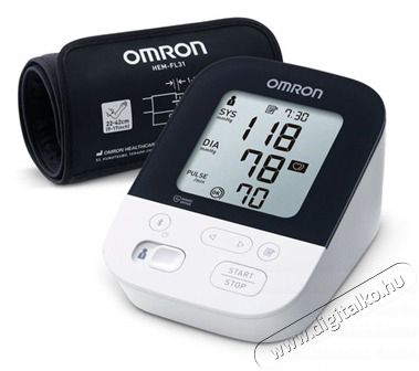 Omron HEM-7155T-EBK vérnyomásmérő felkaros okos Szépségápolás / Egészség - Vérnyomásmérő - Csukló vérnyomásmérő - 374130