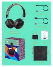 ONEODIO S8 ANC aktív zajszűrős Bluetooth fekete fejhallgató Audio-Video / Hifi / Multimédia - Fül és Fejhallgatók - Fejhallgató - 404221