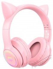 Onikuma B90 With Cat Ears Pink Audio-Video / Hifi / Multimédia - Fül és Fejhallgatók - Fejhallgató - 510145