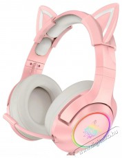 Onikuma K9 With Cat Ears Pink Audio-Video / Hifi / Multimédia - Fül és Fejhallgatók - Fejhallgató - 510144