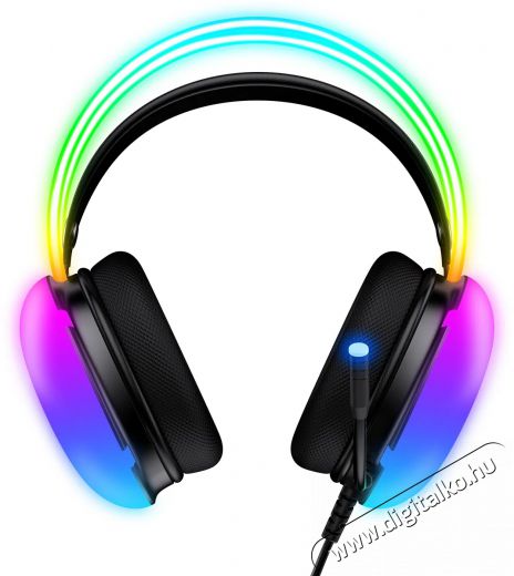 Onikuma X25 Black RGB Audio-Video / Hifi / Multimédia - Fül és Fejhallgatók - Fejhallgató - 518956