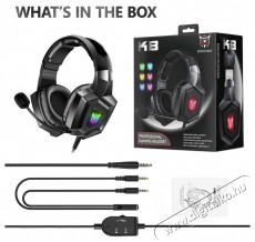 Onikuma K8 Black Audio-Video / Hifi / Multimédia - Fül és Fejhallgatók - Fejhallgató - 518968