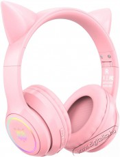 Onikuma X15 PRO With Cat Ears Pink Audio-Video / Hifi / Multimédia - Fül és Fejhallgatók - Fejhallgató - 518966
