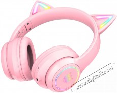 Onikuma X15 PRO With Cat Ears Pink Audio-Video / Hifi / Multimédia - Fül és Fejhallgatók - Fejhallgató - 518966