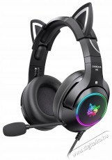 Onikuma K9 RGB Black Fejhallgat&oacute; Audio-Video / Hifi / Multim&eacute;dia - F&uuml;l &eacute;s Fejhallgat&oacute;k - Fejhallgat&oacute; mikrofonnal / headset - 529813