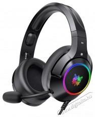 Onikuma K9 RGB Black Fejhallgat&oacute; Audio-Video / Hifi / Multim&eacute;dia - F&uuml;l &eacute;s Fejhallgat&oacute;k - Fejhallgat&oacute; mikrofonnal / headset - 529813