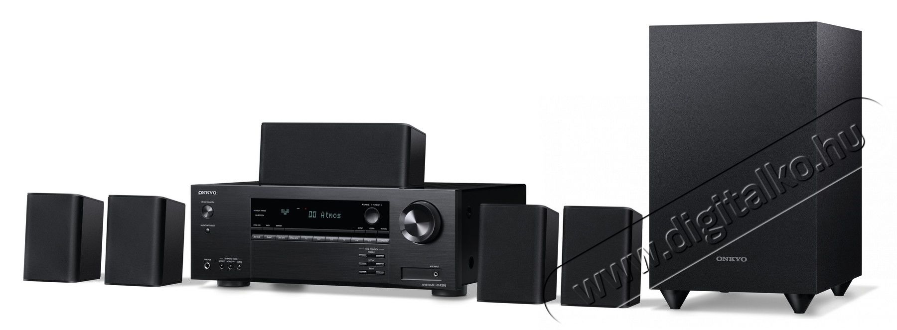Onkyo HT-S3910 H&aacute;zimozi szett - Fekete Audio-Video / Hifi / Multim&eacute;dia - H&aacute;zimozi - &Ouml;ssze&aacute;ll&iacute;tott h&aacute;zimozi szett - 351272