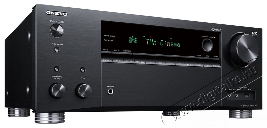 Onkyo TX-RZ740 Bl R&aacute;di&oacute;erős&iacute;tő - Fekete Audio-Video / Hifi / Multim&eacute;dia - Hifi - Sztere&oacute; - CD / DVD / Multim&eacute;dia lej&aacute;tsz&oacute;s r&aacute;di&oacute;erős&iacute;tő - 351275