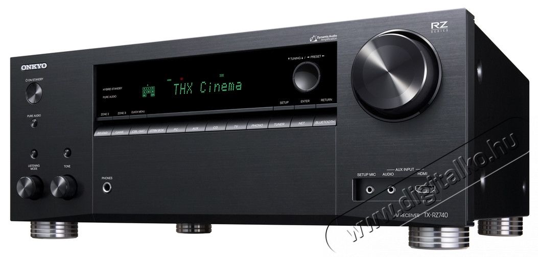 Onkyo TX-RZ740 Bl R&aacute;di&oacute;erős&iacute;tő - Fekete Audio-Video / Hifi / Multim&eacute;dia - Hifi - Sztere&oacute; - CD / DVD / Multim&eacute;dia lej&aacute;tsz&oacute;s r&aacute;di&oacute;erős&iacute;tő - 351275