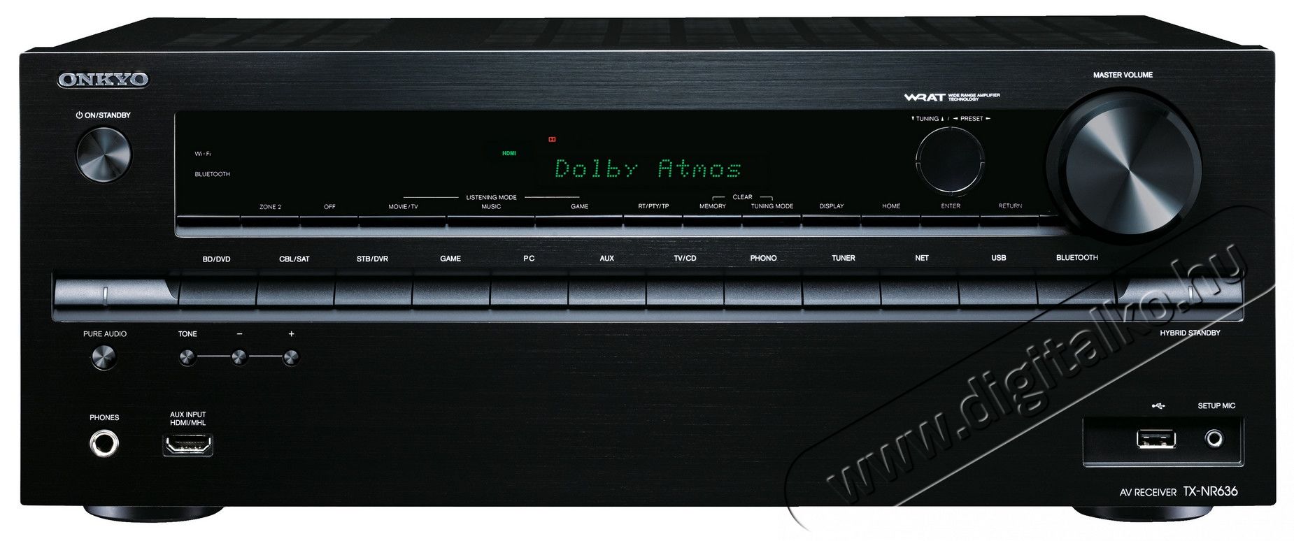 Onkyo TX-NR636E R&aacute;di&oacute;erős&iacute;tő - fekete Audio-Video / Hifi / Multim&eacute;dia - Hifi - Sztere&oacute; - Sztere&oacute; erős&iacute;tő - 279409