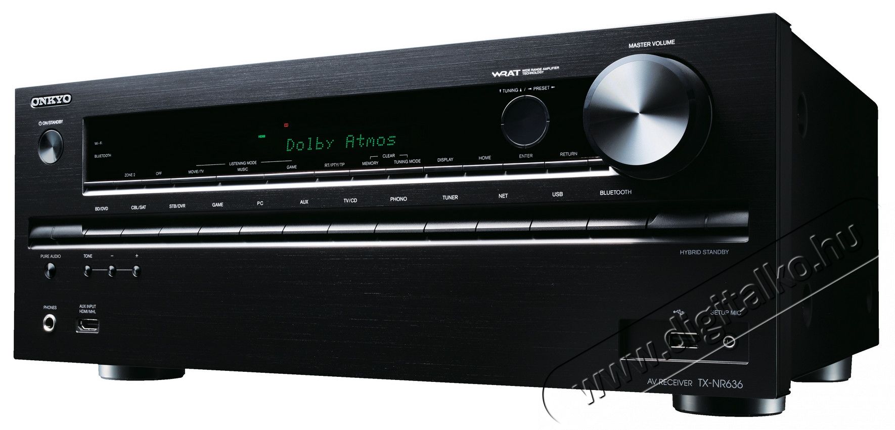 Onkyo TX-NR636E R&aacute;di&oacute;erős&iacute;tő - fekete Audio-Video / Hifi / Multim&eacute;dia - Hifi - Sztere&oacute; - Sztere&oacute; erős&iacute;tő - 279409