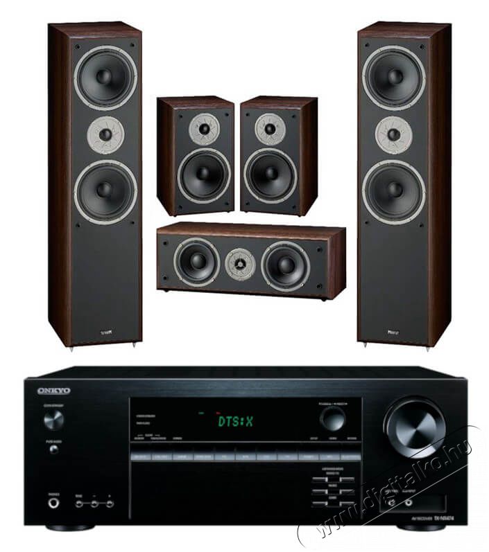 Onkyo TX-NR 474 + Monitor Supreme 802 5.1 h&aacute;zimozi szett Audio-Video / Hifi / Multim&eacute;dia - H&aacute;zimozi - &Ouml;ssze&aacute;ll&iacute;tott h&aacute;zimozi szett - 344885