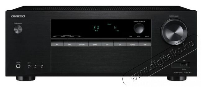 Onkyo TX-SR 252 BL 5.1 házimozi rendszer - fekete Audio-Video / Hifi / Multimédia - Házimozi - Összeállított házimozi szett - 316305