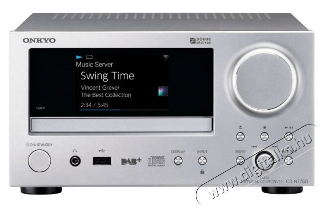 Onkyo CR-N775D hálózati erősítő - ezüst Audio-Video / Hifi / Multimédia - Hifi - Sztereó - CD / DVD / Multimédia lejátszós rádióerősítő - 333107