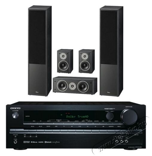 Onkyo HT-RC 630 BL AV receiver + SKF 4800 + SKS 4800 5.0 hangfalszett - fekete Audio-Video / Hifi / Multimédia - Házimozi - Összeállított házimozi szett - 283197