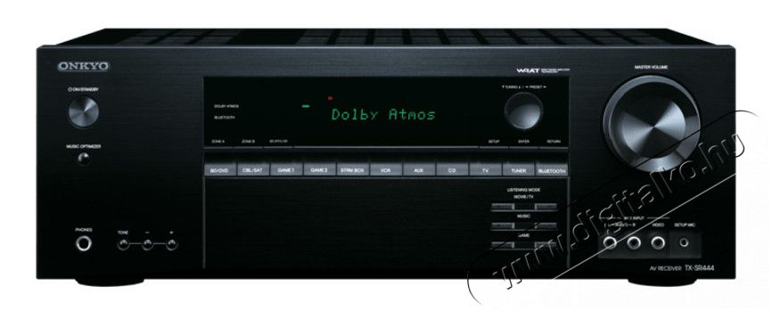 Onkyo TX-SR444 7.1 házimozi erősítő - fekete Audio-Video / Hifi / Multimédia - Házimozi - Házimozi erősítő - 297053