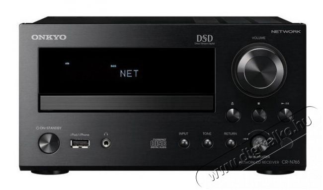 Onkyo CR-N765 internetes rádiós erősítő - fekete Audio-Video / Hifi / Multimédia - Hifi - Sztereó - CD / DVD / Multimédia lejátszós rádióerősítő - 291385