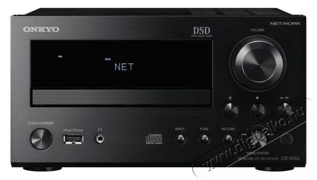 Onkyo CR-N765 mikro hifi rendszer + UWF-1 Wi-Fi adapter szett - fekete Audio-Video / Hifi / Multimédia - Hifi - Sztereó - Mikro-, mini hifi rendszer - 333105