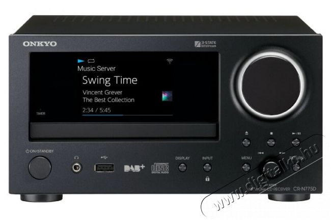 Onkyo CR-N775D Multiroom hálózati erősítő - fekete Audio-Video / Hifi / Multimédia - Multi-room rendszer - Multi-room rendszer - 333108