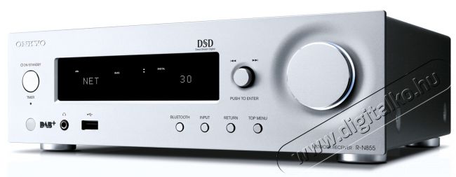 Onkyo R-N855 (S) CD lejátszó - ezüst Audio-Video / Hifi / Multimédia - CD / DVD / Blu-Ray / Multimédia készülék - CD lejátszó - 309213