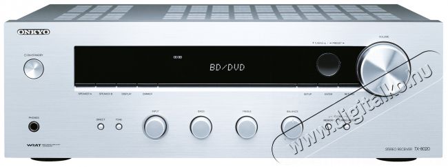 Onkyo TX-8020 Sztereó rádióerősítő - ezüst Audio-Video / Hifi / Multimédia - Hifi - Sztereó - Sztereó erősítő - 280067