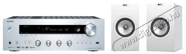 Onkyo TX-8150 ezüst + KEF Q 150 fehér szett Audio-Video / Hifi / Multimédia - Hifi - Sztereó - Összeállított hifi szett - 329152