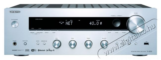 Onkyo TX-8250 hálózati sztereó erősítő - ezüst Audio-Video / Hifi / Multimédia - Hifi - Sztereó - Sztereó erősítő - 330063