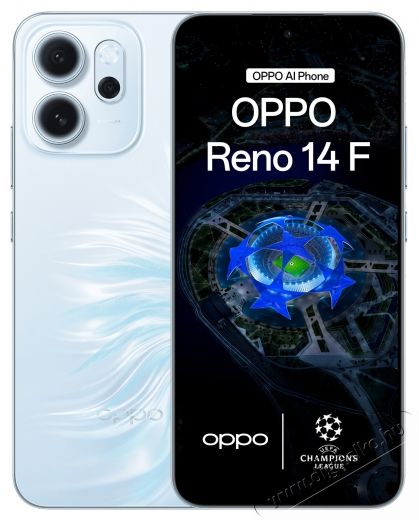 Oppo Reno14 F Mobiltelefon, Dual SIM, 8GB RAM, 256GB, 5G, Op&aacute;lk&eacute;k Mobil / Kommunik&aacute;ci&oacute; / Smart - Okostelefon - Android - 537177