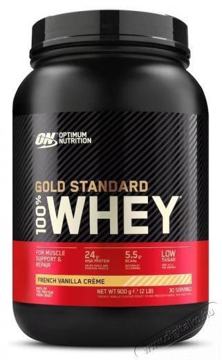 Optimum Nutrition feh&eacute;rjepor, Tejsav&oacute;feh&eacute;rj&eacute;k, ON 100% Whey Gold Standard, 896 g, French Vanilla Creme Sz&eacute;ps&eacute;g&aacute;pol&aacute;s / Eg&eacute;szs&eacute;g - Egy&eacute;b sz&eacute;ps&eacute;g / eg&eacute;szs&eacute;g term&eacute;k - 533597