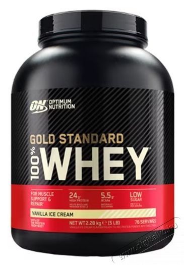 Optimum Nutrition 100% Whey Gold Standard t&aacute;pl&aacute;l&eacute;kkieg&eacute;sz&iacute;tő feh&eacute;rje, Vanilla Ice cream, 2.244 kg H&aacute;ztart&aacute;s / Otthon / K&uuml;lt&eacute;r - J&aacute;t&eacute;k / Sport - Kieg&eacute;sz&iacute;tő - 534609