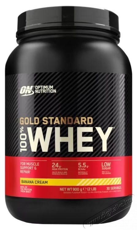 Optimum Nutrition ON 100% Whey Gold Standard Protein, Tejsav&oacute; feh&eacute;rje, Ban&aacute;n, 896 g Sz&eacute;ps&eacute;g&aacute;pol&aacute;s / Eg&eacute;szs&eacute;g - Egy&eacute;b sz&eacute;ps&eacute;g / eg&eacute;szs&eacute;g term&eacute;k - 533602