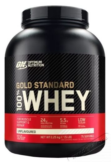 Optimum Nutrition ON 100% Whey Gold Standard - Tejsav&oacute;feh&eacute;rje, feh&eacute;rje, &iacute;zes&iacute;tetlen (semleges &iacute;zű), 2.244 kg H&aacute;ztart&aacute;s / Otthon / K&uuml;lt&eacute;r - J&aacute;t&eacute;k / Sport - Kieg&eacute;sz&iacute;tő - 534608