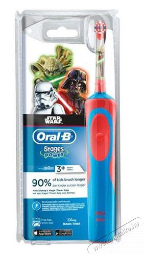 BRAUN Oral-B D12.513 Vitality Star Wars elektromos gyermek fogkefe Szépségápolás / Egészség - Száj / fog ápolás - Elektromos fogkefe - 312450