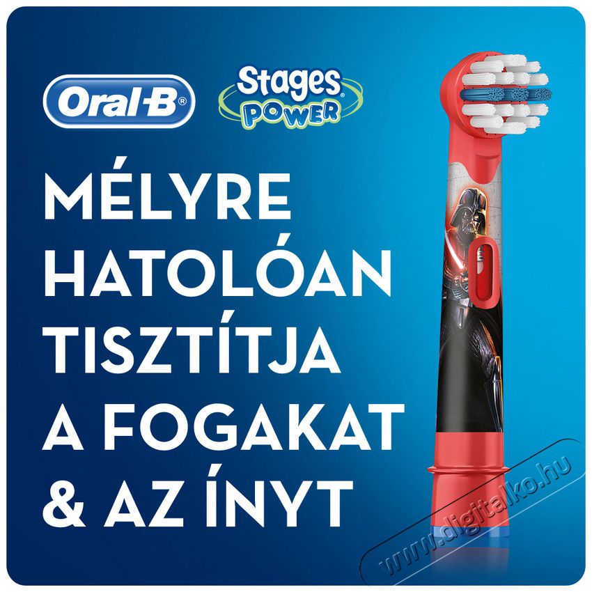 BRAUN Oral-B EB10-2 Star Wars gyermek fogkeféhez pótfej Szépségápolás / Egészség - Száj / fog ápolás - Kiegészítő - 312453