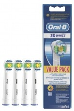 BRAUN Oral-B EB18-4 4 db 3Dwhite fogkefe pótfej Szépségápolás / Egészség - Száj / fog ápolás - Kiegészítő - 290231