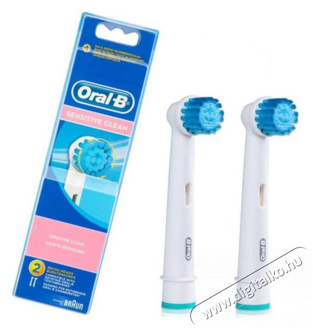 BRAUN Oral-B EBS17-2 2 db Sensitive fogkefe pótfej Szépségápolás / Egészség - Száj / fog ápolás - Kiegészítő - 290240