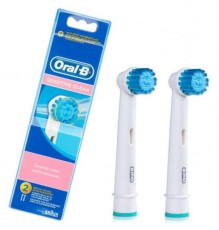 BRAUN Oral-B EBS17-2 2 db Sensitive fogkefe pótfej Szépségápolás / Egészség - Száj / fog ápolás - Kiegészítő - 290240