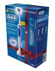 BRAUN Oral-B Vitality Precision Clean elektromos fogkefe + Blend a Med 75ml fogkrém Szépségápolás / Egészség - Száj / fog ápolás - Elektromos fogkefe - 312469